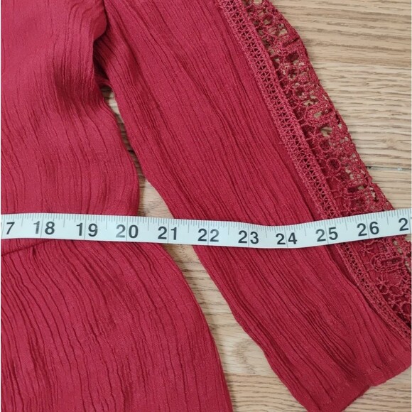 Indigo Rose 1X Mid-Length Plus Size Curvy Comfortable Long Sleeved Dress - Picture 14 of 16